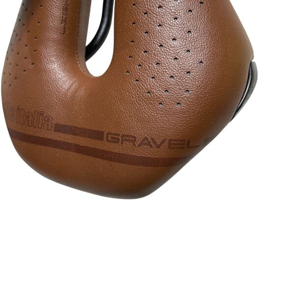 SelliItalia idmatch Boost Gravel Bike Seat Brown - Picture 2 of 6